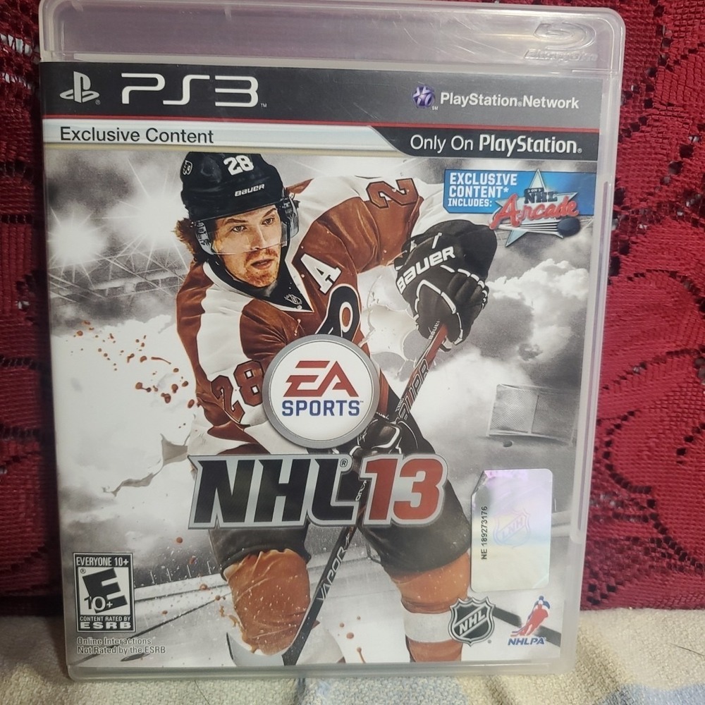 EA Sports NHL 13 PS3 Video Game Sony PlayStation 3 Hockey Claude Giroux Sports